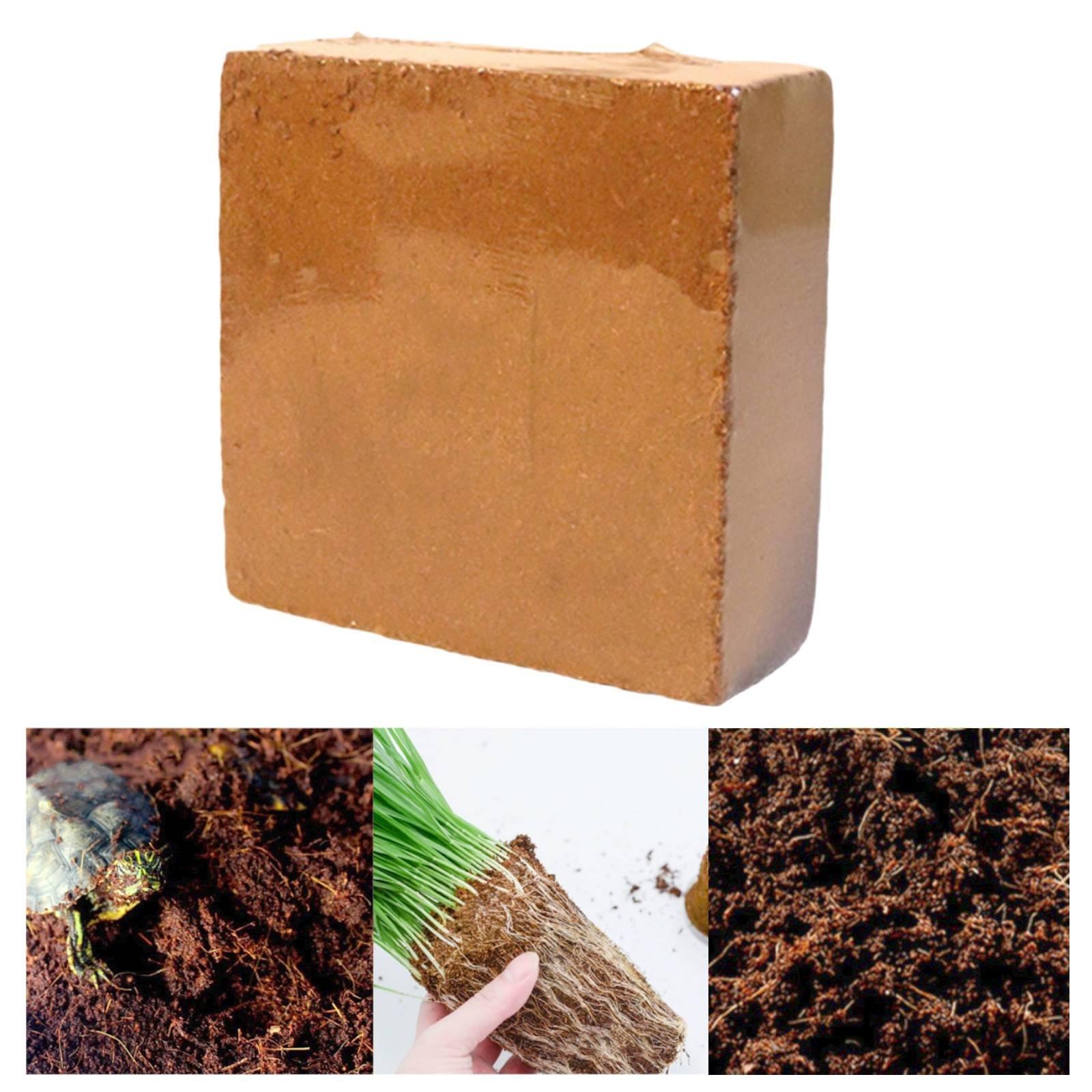 Coco Coir Block - อิฐใยมะพร้าวอัดแน่น, ใยมะพร้าวอัดสำหรับสวน, อิฐใยมะพร้าวสำหรับกระถางปลูกต้นไม้