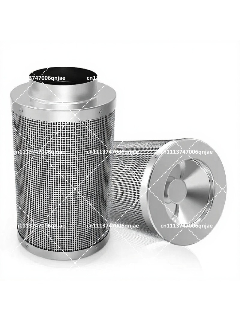 Carbon Filter Inline - เต็นท์ปลูกต้นไม้ในเรือนกระจก พร้อมแผ่นกรองอากาศคาร์บอนแบบอินไลน์ขนาด 4/6/8 นิ้ว พร้อมแผ่นกรองเบื้องต้น ควบคุมกลิ่นสำหรับระบบปลูกพืชแบบไฮโดรโพนิกส์และการระบายอากาศในห้องปลูก