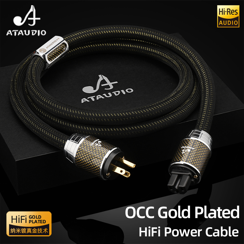 ATAUDIO สายไฟไฮไฟพร้อมปลั๊กชุบ - Carbon Filter Inline บทวิจารณ์และราคา