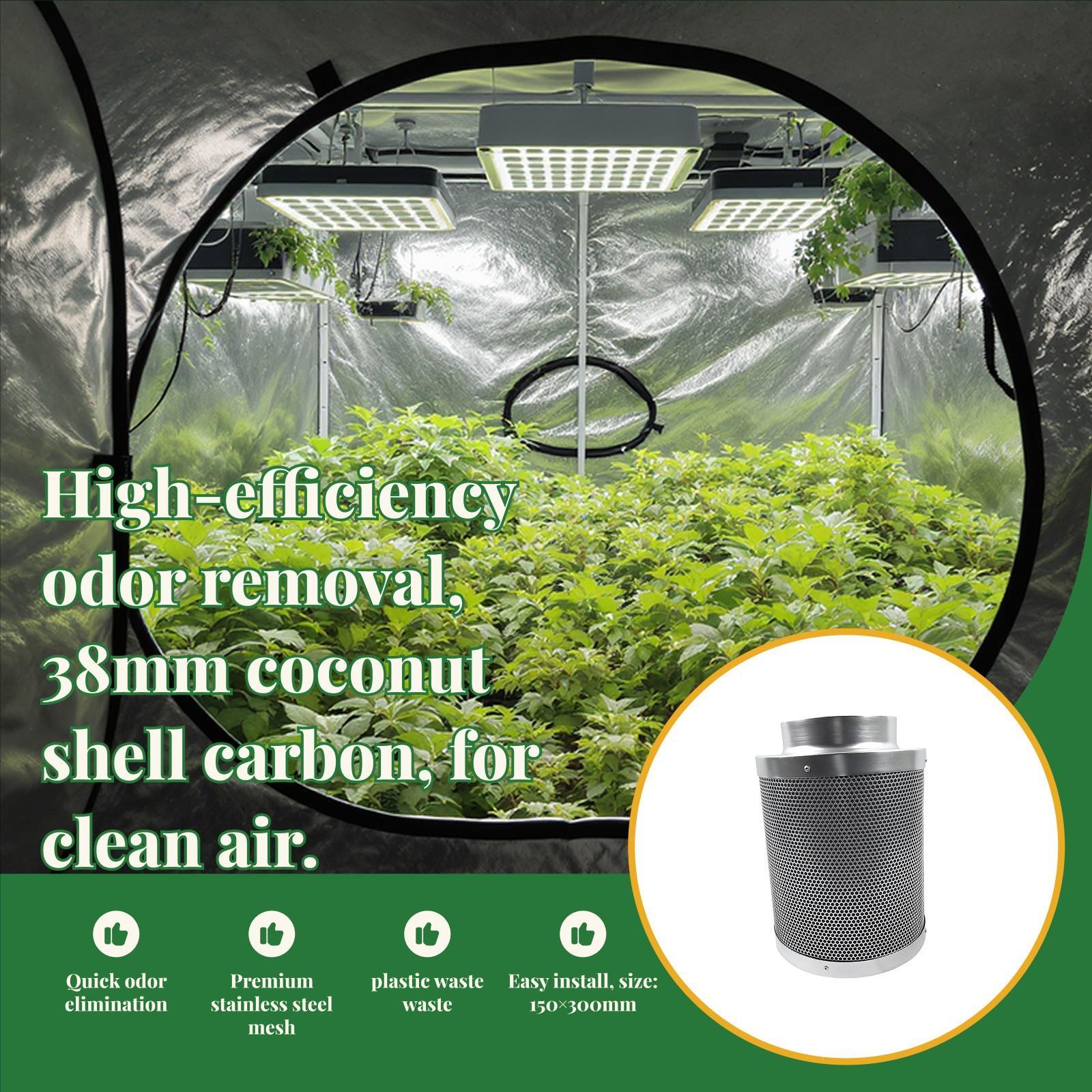 ชุดกรองอากาศพร้อมพัดลมแบบอินไล - Carbon Filter Inline บทวิจารณ์และราคา