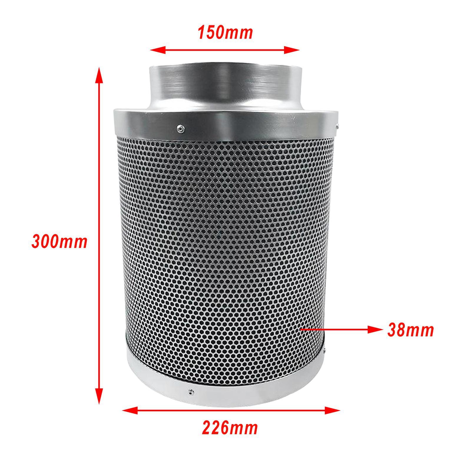 พัดลมอินไลน์ 6 นิ้ว พร้อมแผ่นก - Carbon Filter Inline บทวิจารณ์และราคา