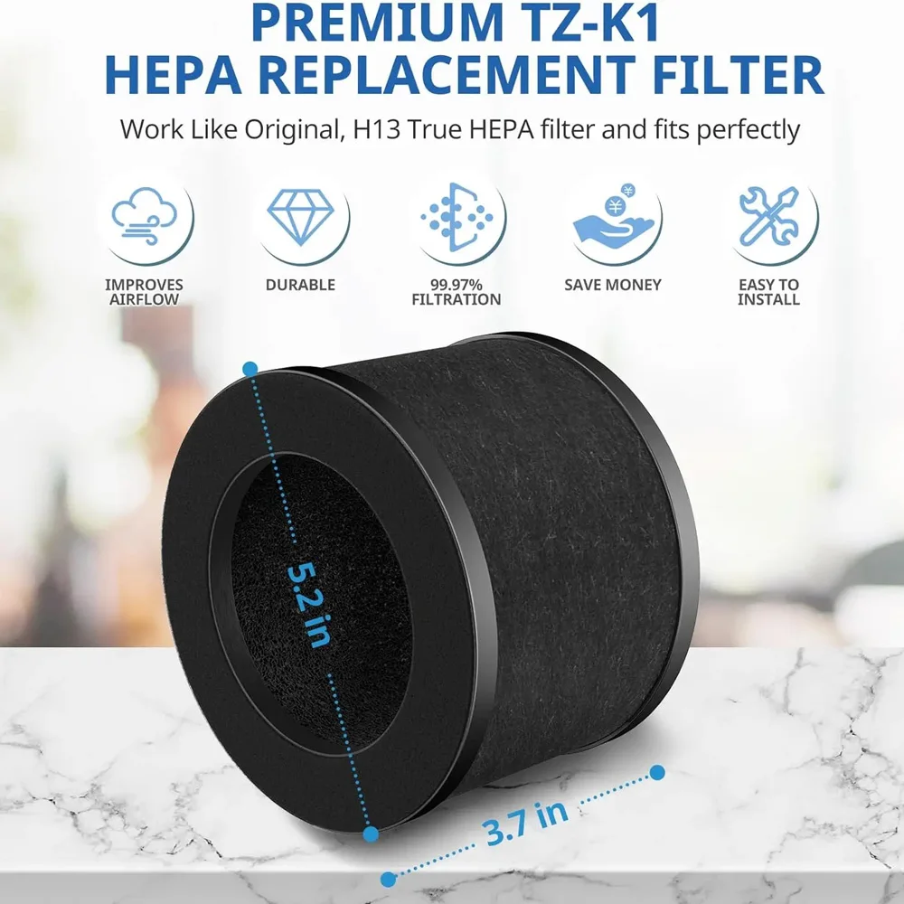 ใช้ได้กับเครื่องฟอกอากาศ ToLif - Carbon Filter Inline บทวิจารณ์และราคา